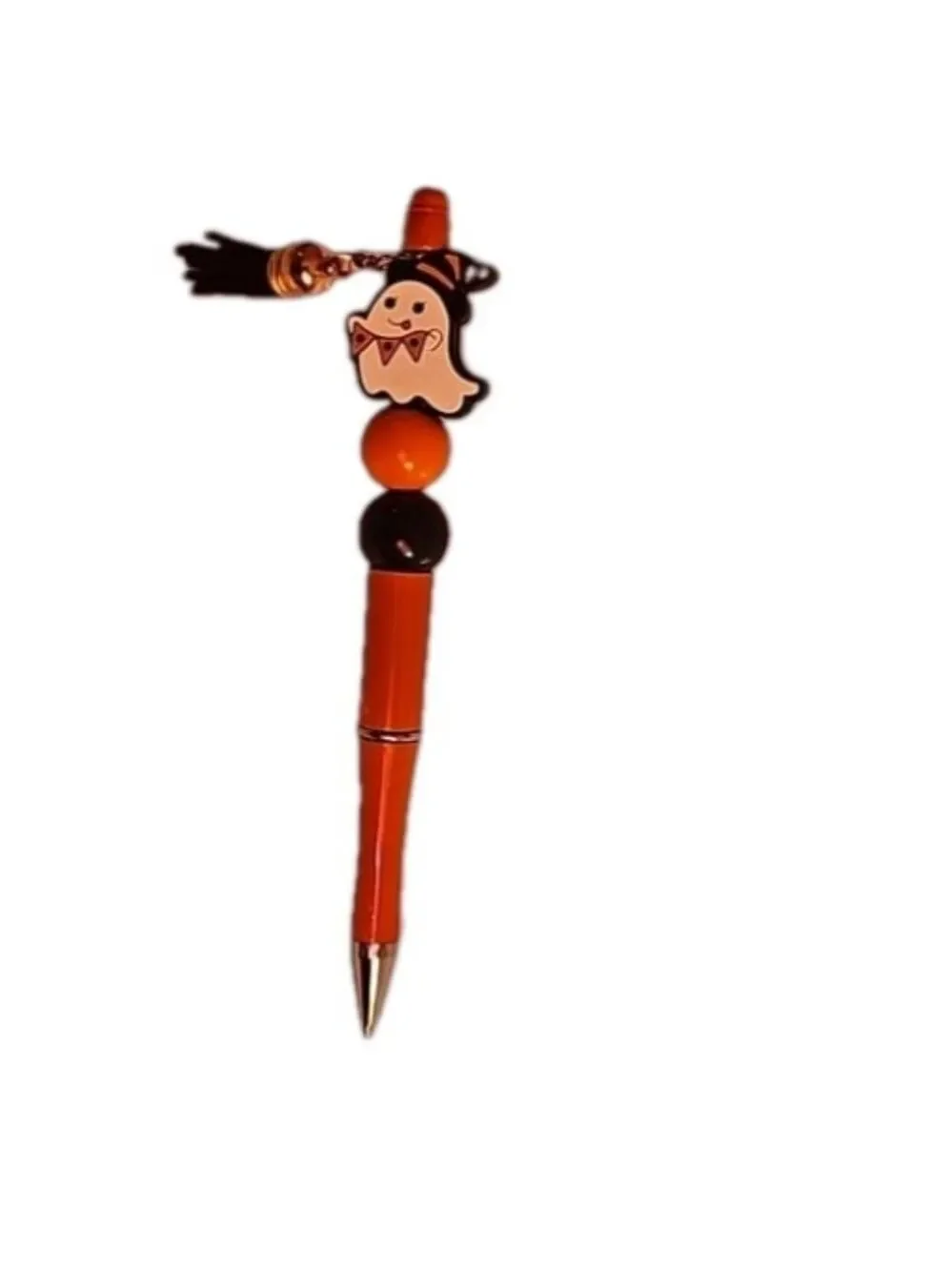Handmade Beaded Pens Set of 3 Fall Halloween Floral
